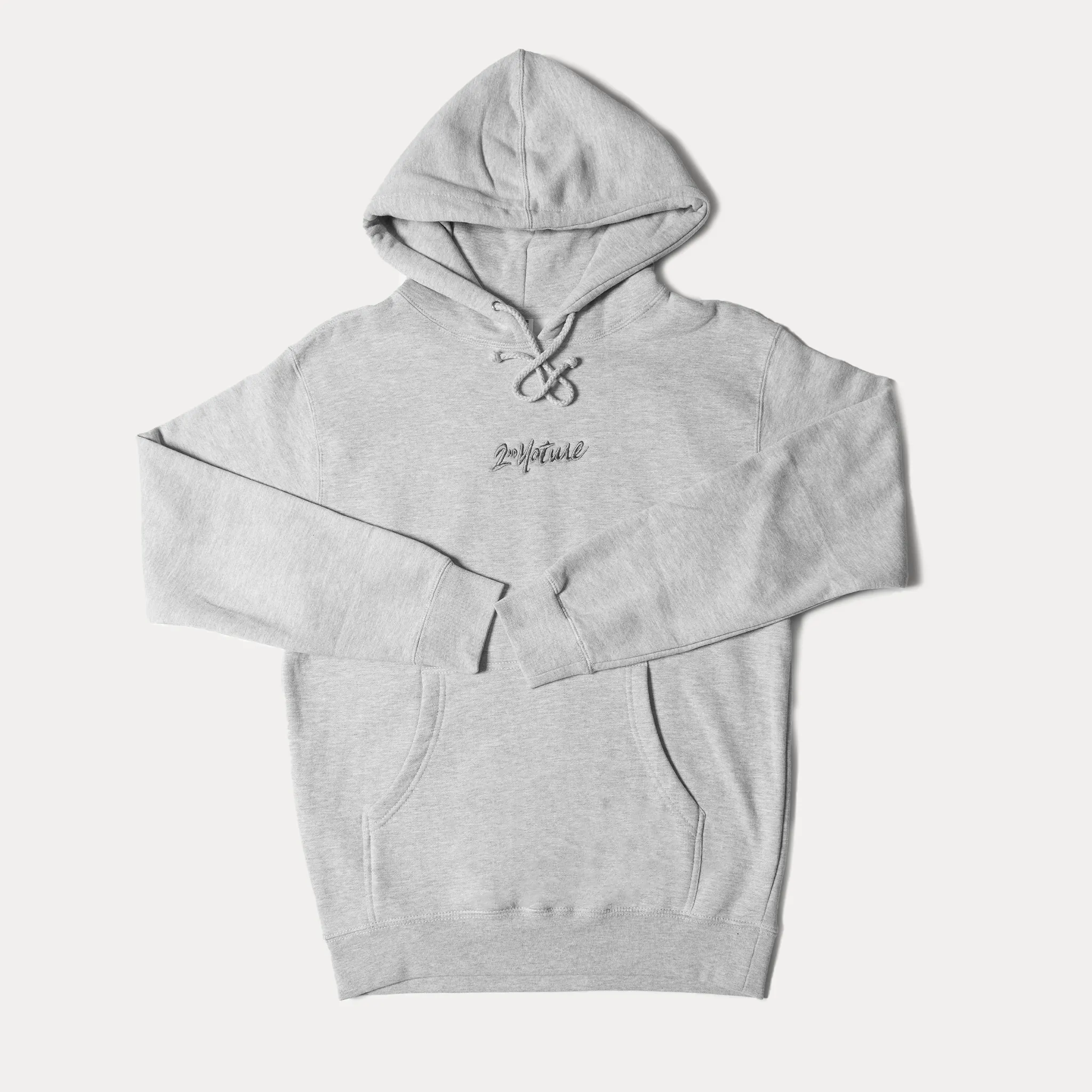2nd Nature OG Logo Embroidered Hoodie (Grey)