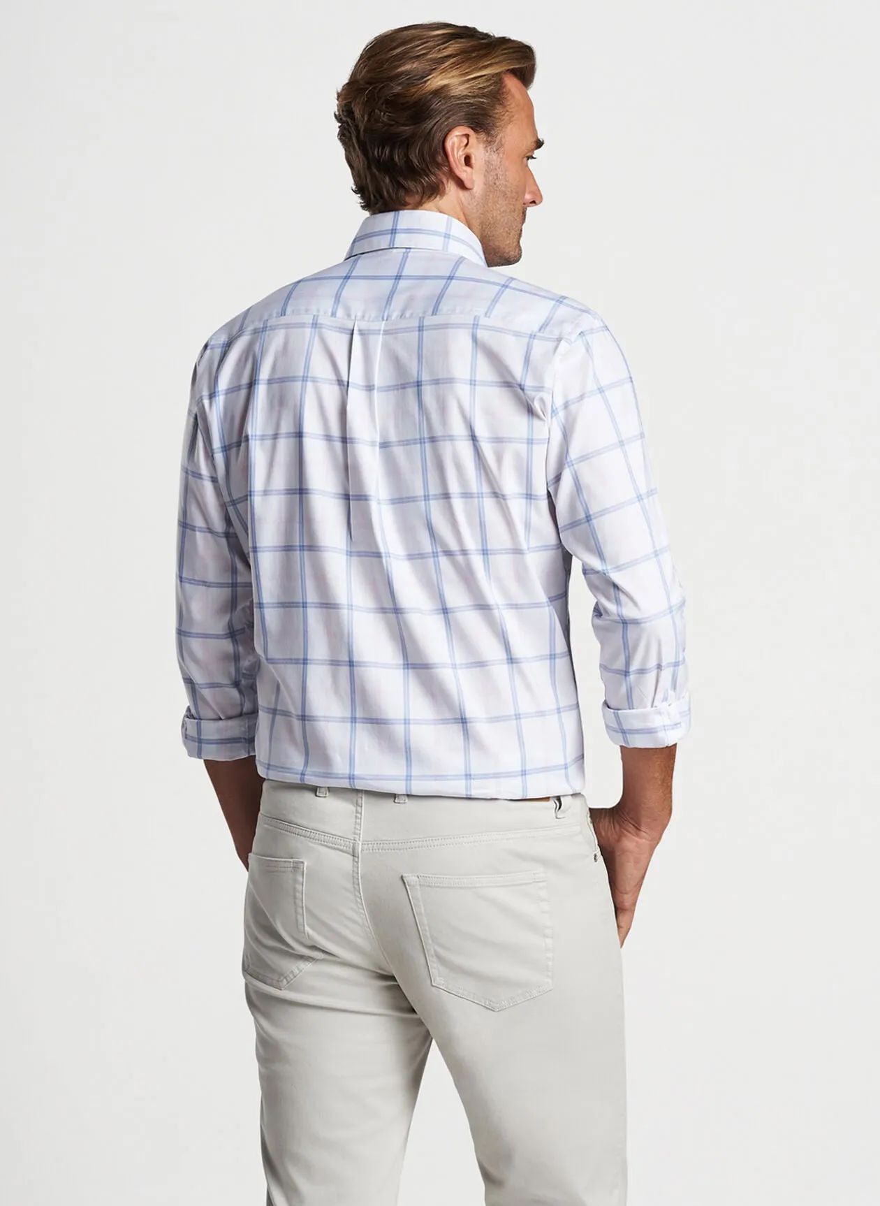 Abbot Crown Lite Cotton-Stretch Sport Shirt - Palmer Pink