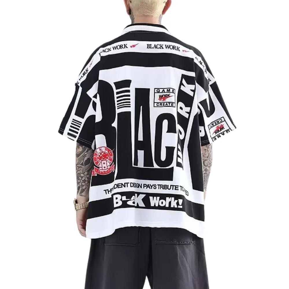 American Contrasting Polo Shirt
