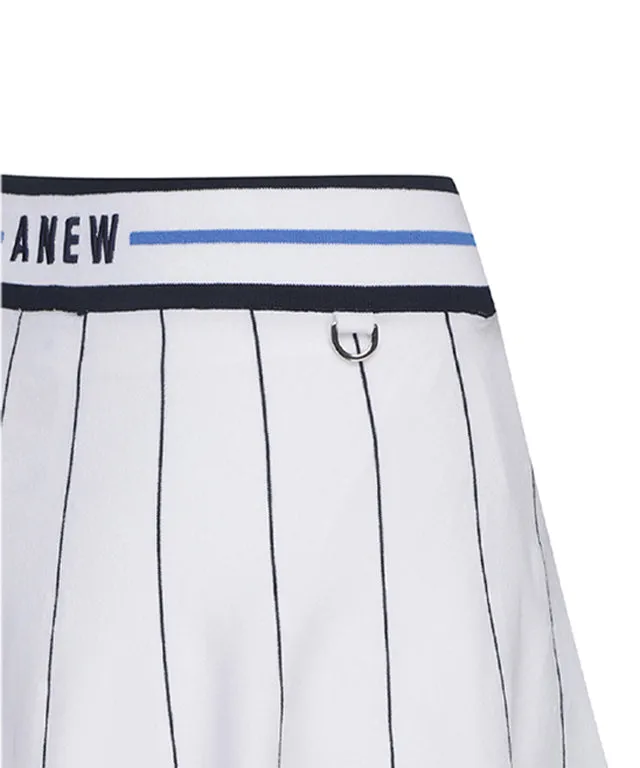 ANEW Golf: Women Preppy  Set-Up Skirt - White