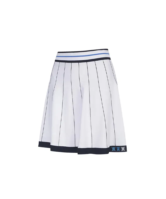 ANEW Golf: Women Preppy  Set-Up Skirt - White