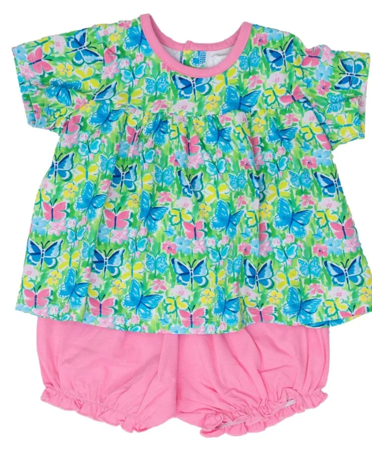 Ava Bloomer Set - Preppy Butterfly