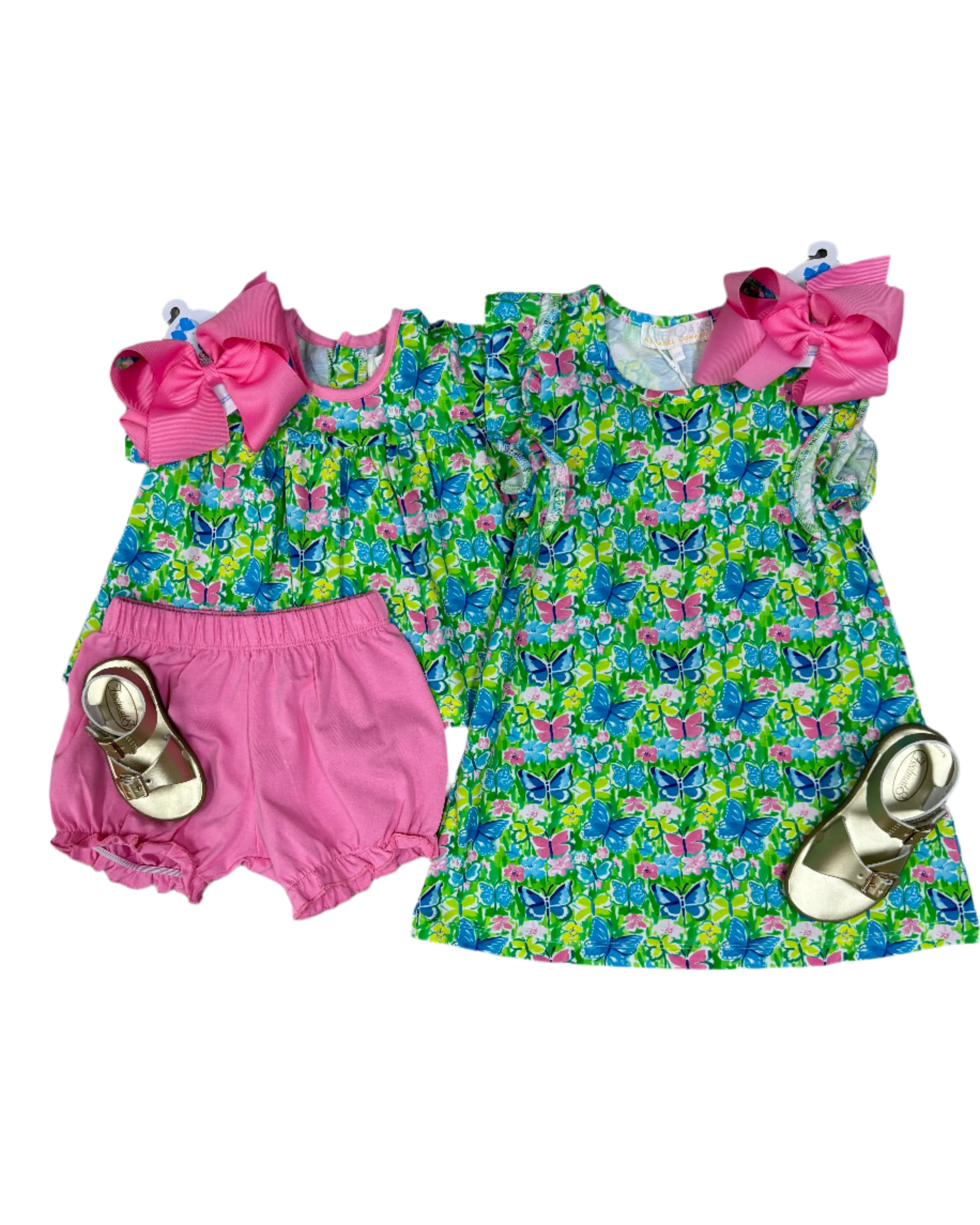 Ava Bloomer Set - Preppy Butterfly