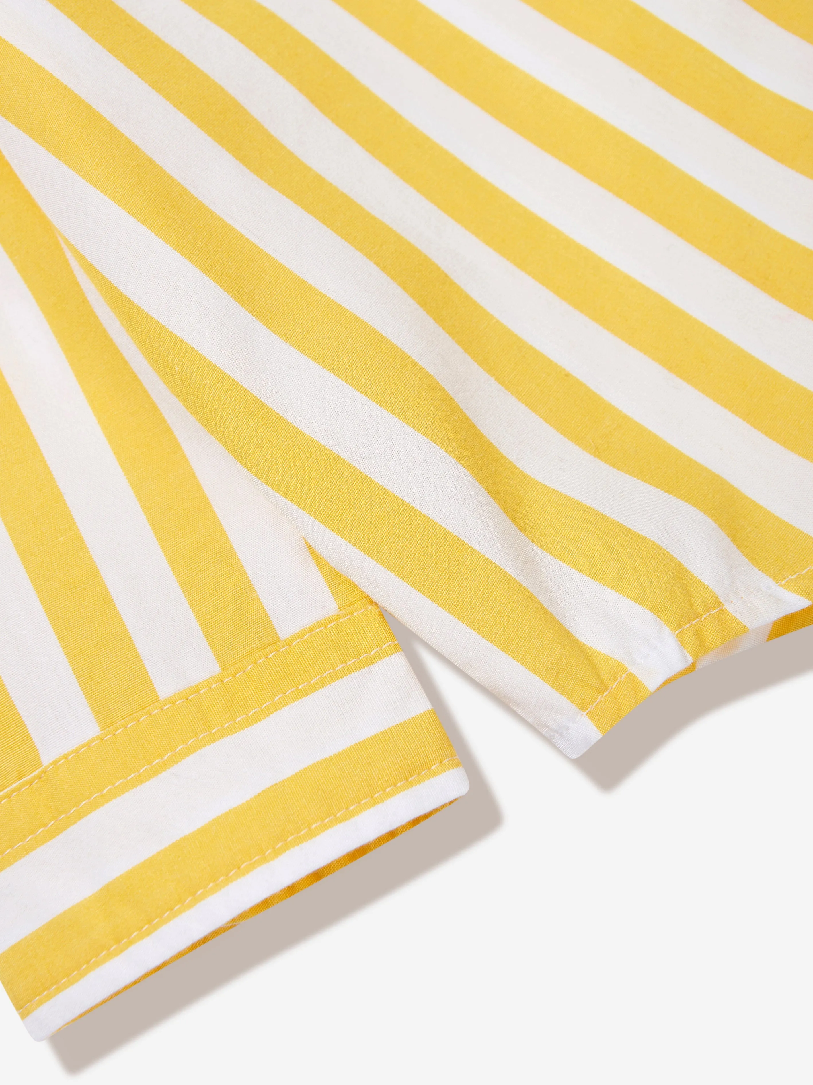 Baby Boys Striped Shirt in Yellow
