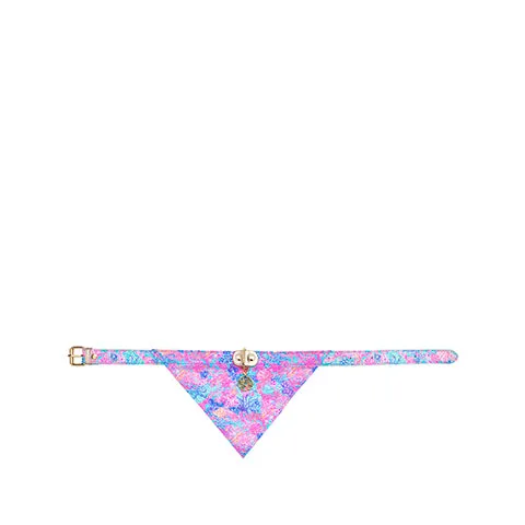 Bandana Dog Collar by Lilly Pulitzer - Splendor in the Sand (M/L)