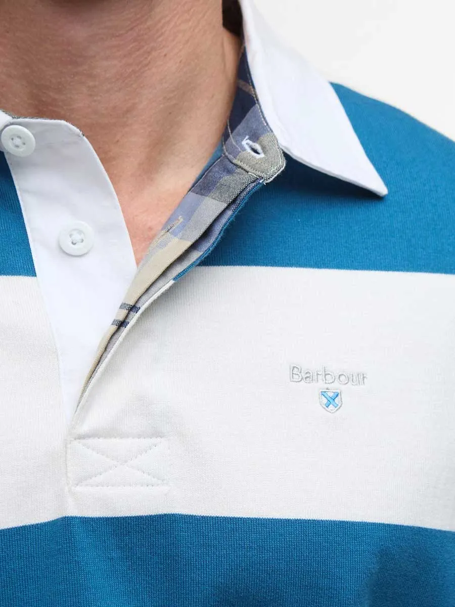 BARBOUR Broome Rugby Shirt - Mens - Midnight Blue