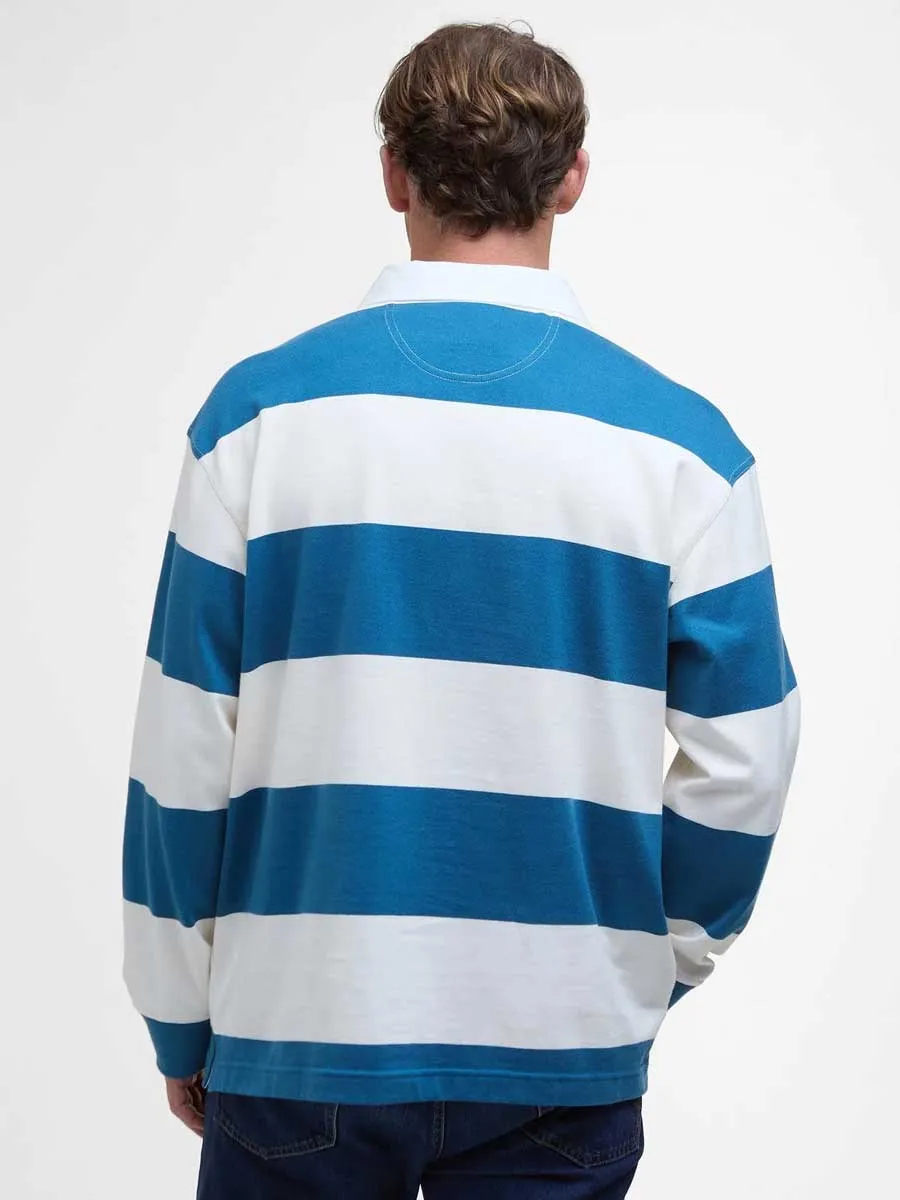 BARBOUR Broome Rugby Shirt - Mens - Midnight Blue