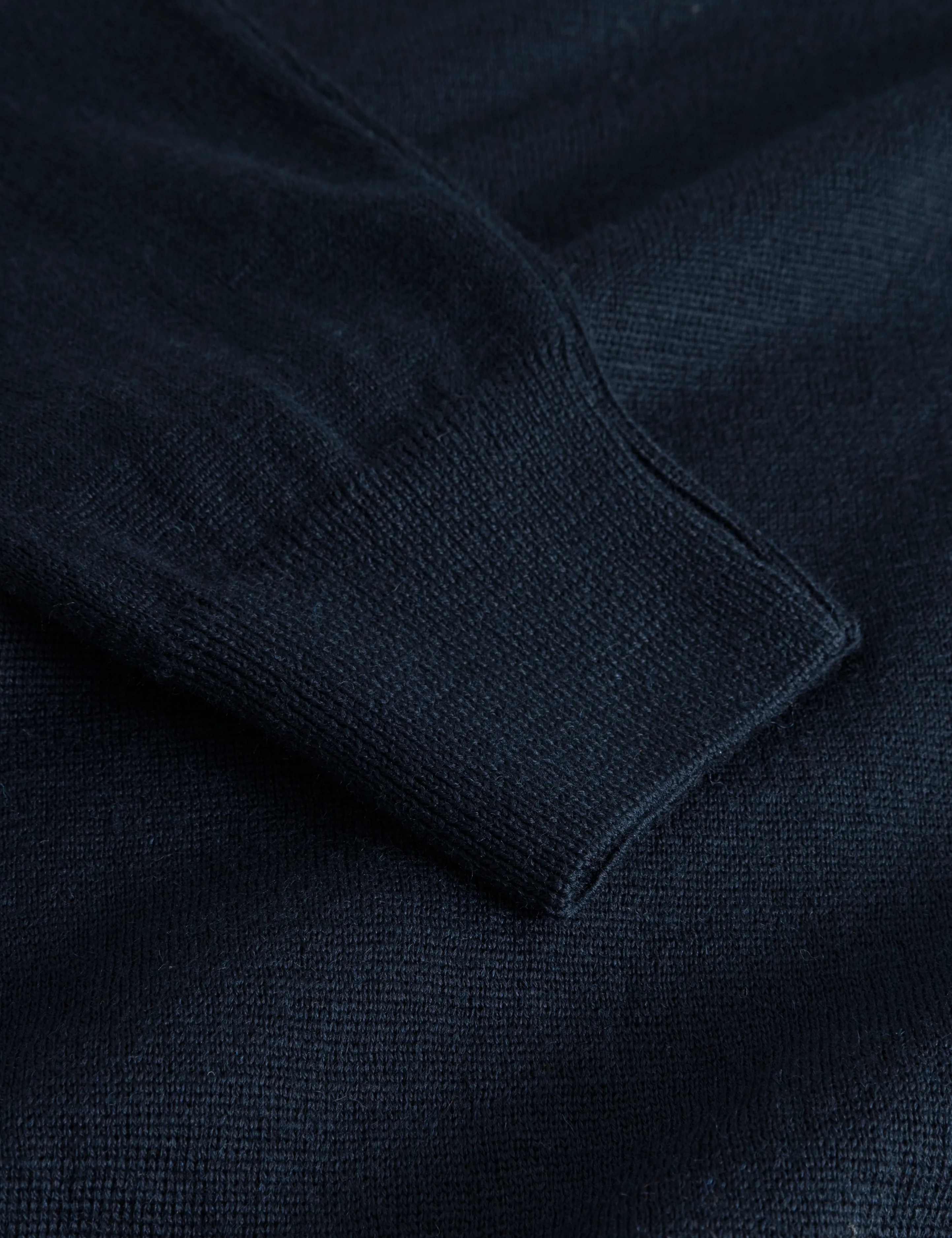 Base Merino Polo Knit | Navy