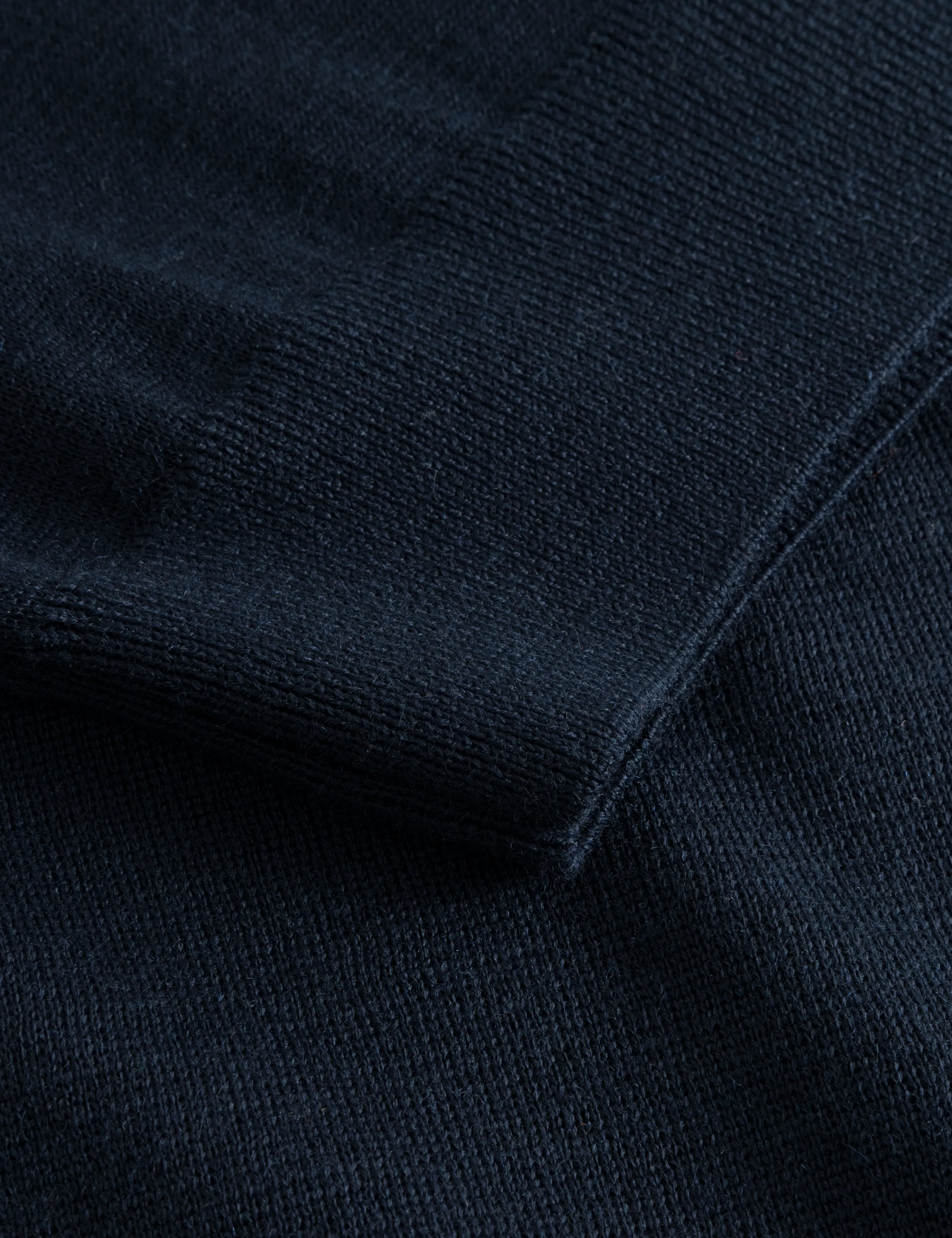 Base Merino Polo Knit | Navy