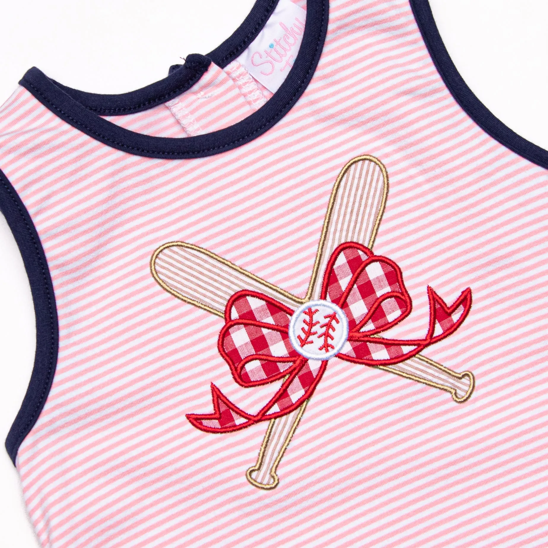 Big League Applique Dress, Pink