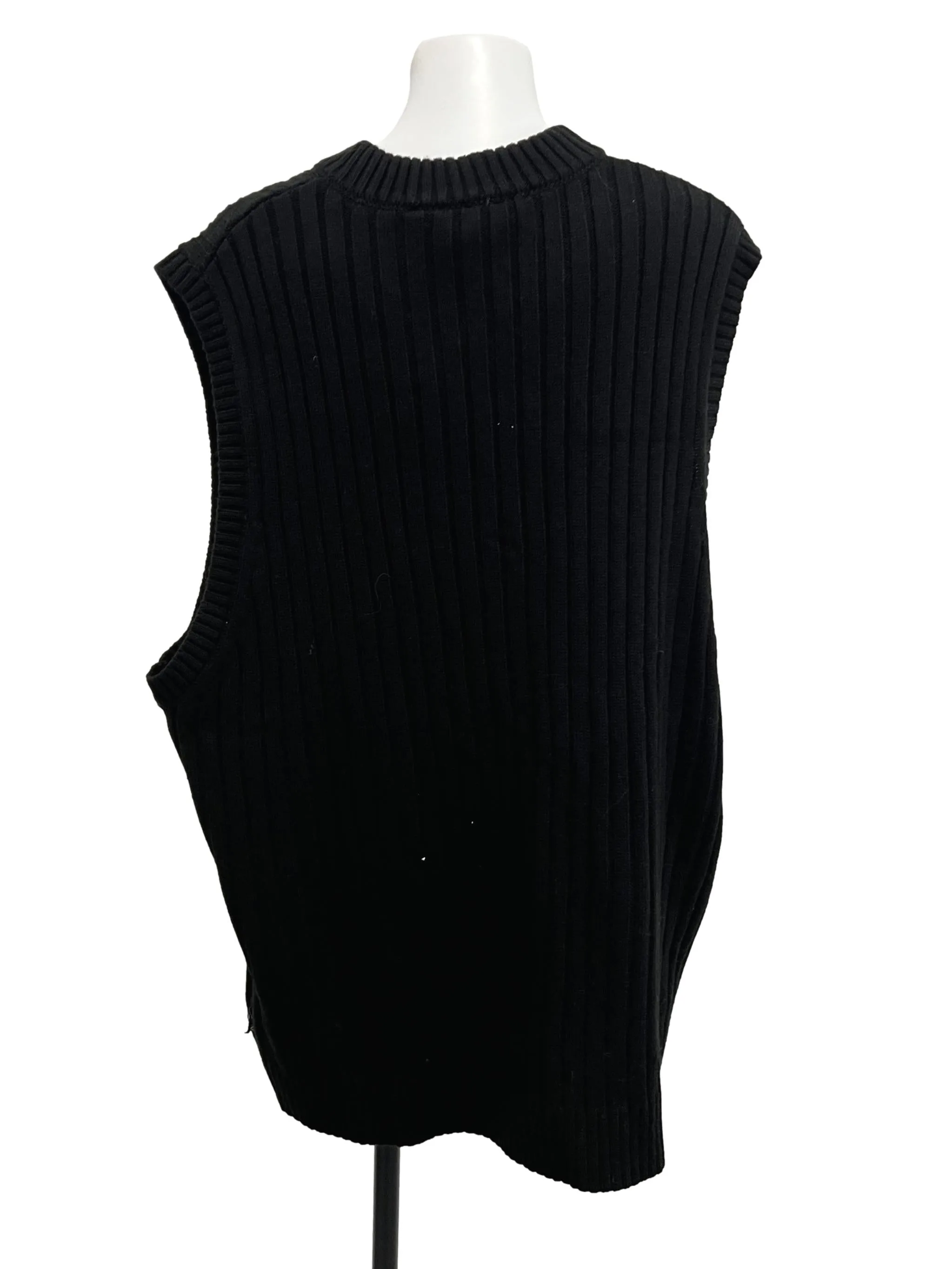Black Knitted Vest