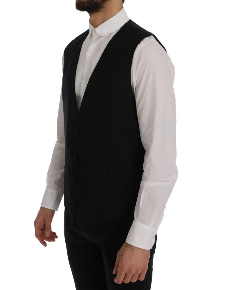 Black STAFF Wool Stretch Vest