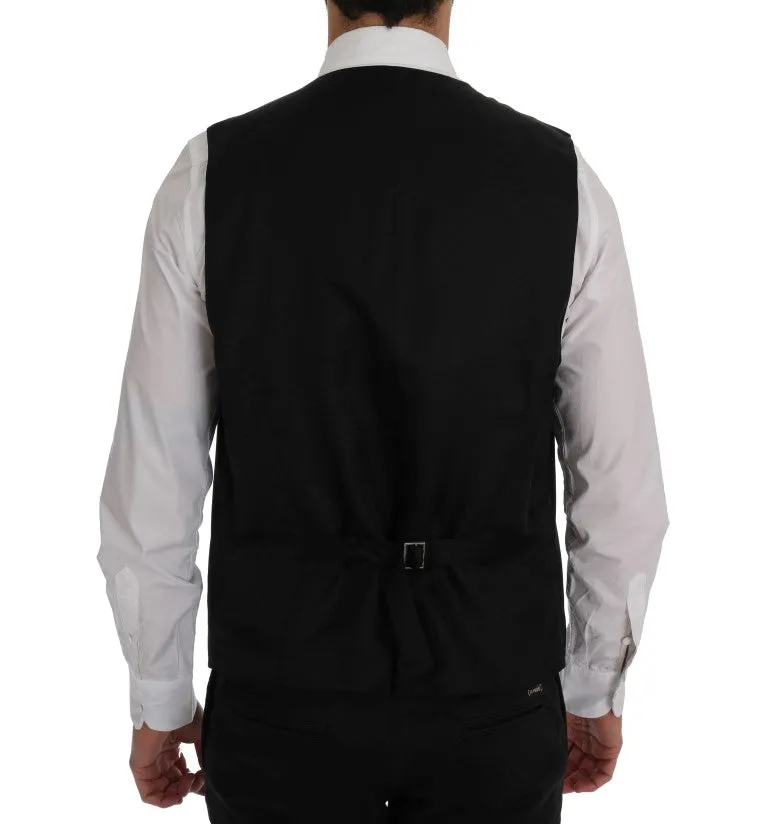Black STAFF Wool Stretch Vest