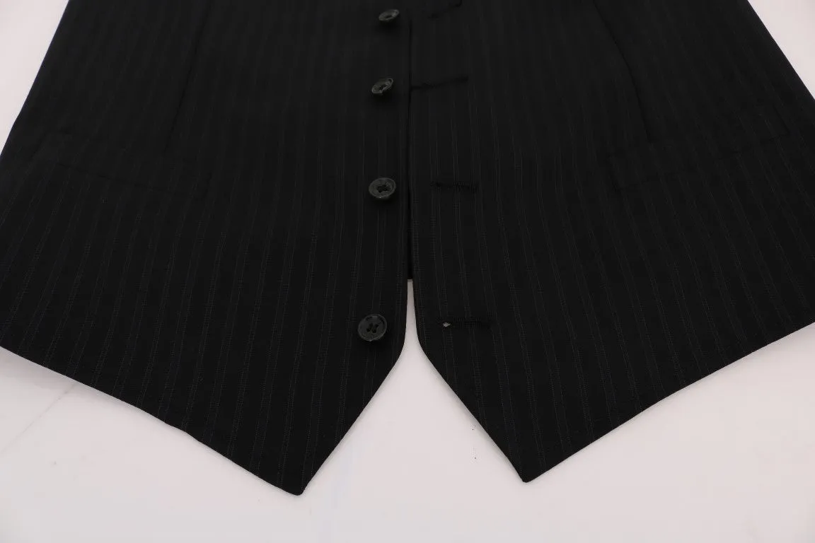 Black STAFF Wool Stretch Vest