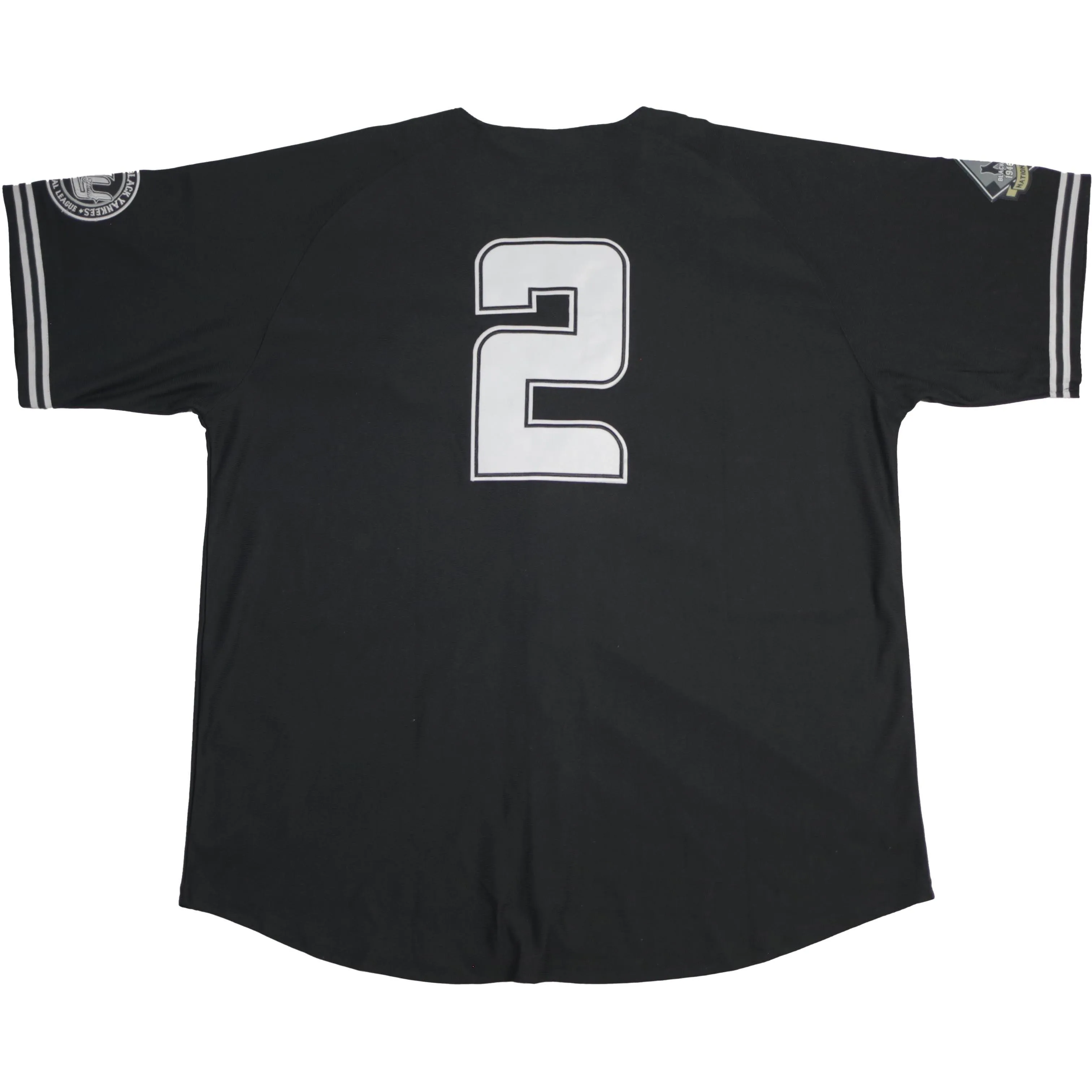 BLACK YANKEES NEGRO LEAGUE BASEBALL JERSEY (BLACK)