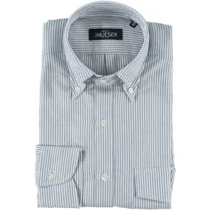 Blue University Stripe Oxford Button Down Shirt