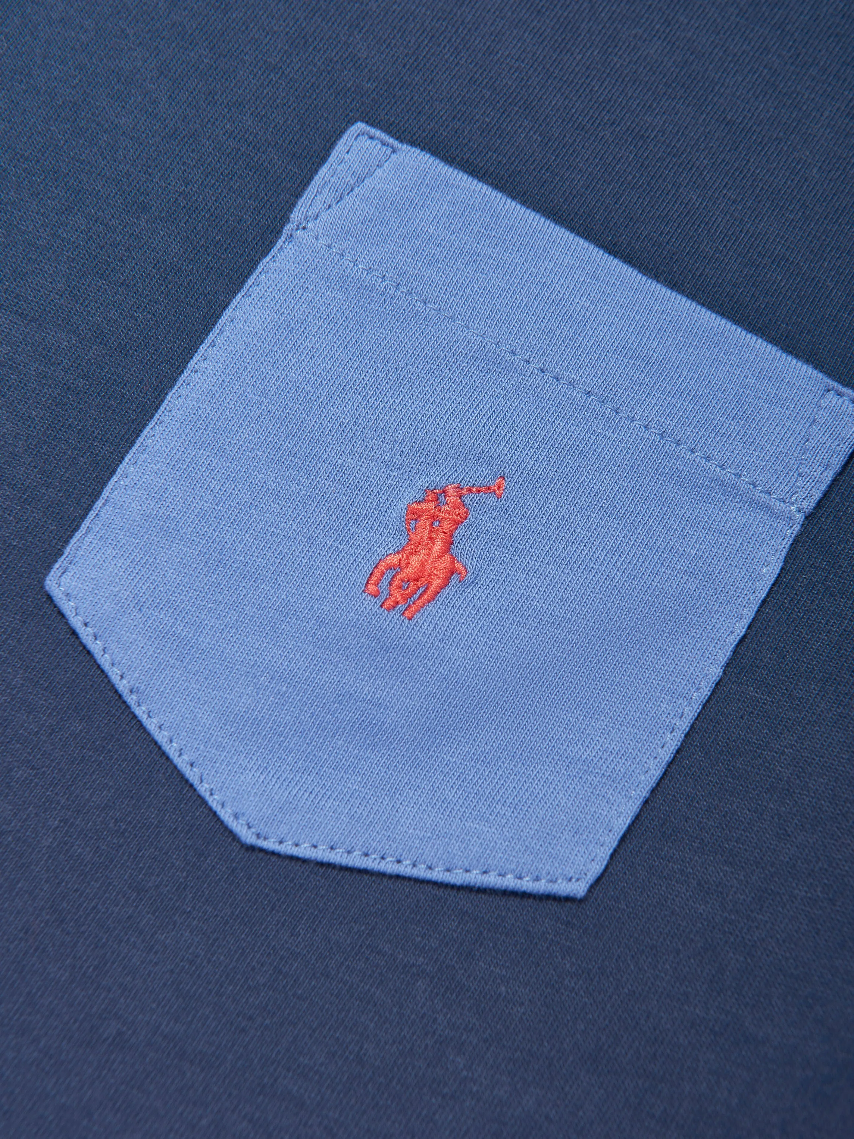 Boys Colourblock T-Shirt in Navy