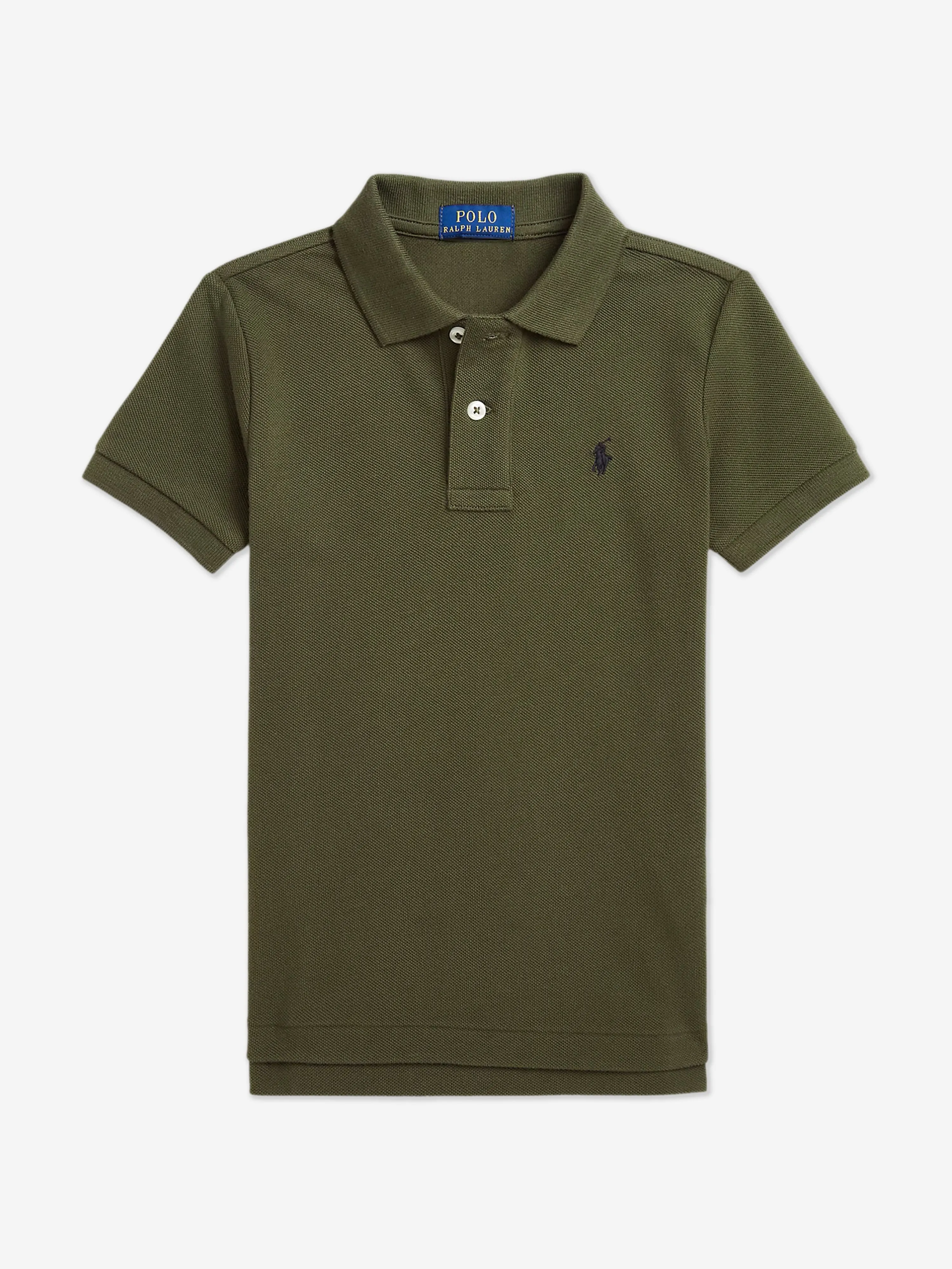 Boys Logo Polo Shirt in Green