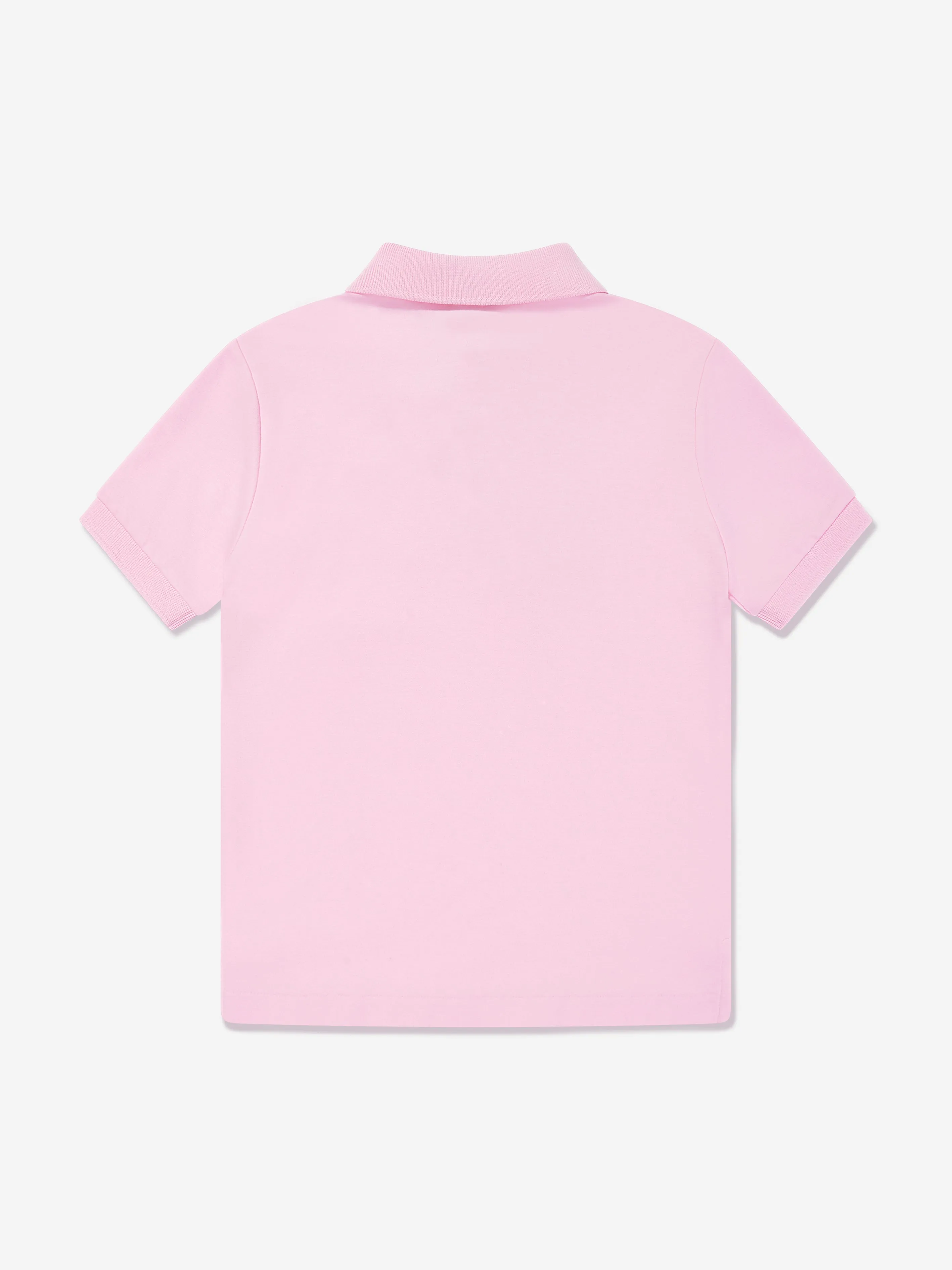 Boys Logo Polo Shirt in Pink