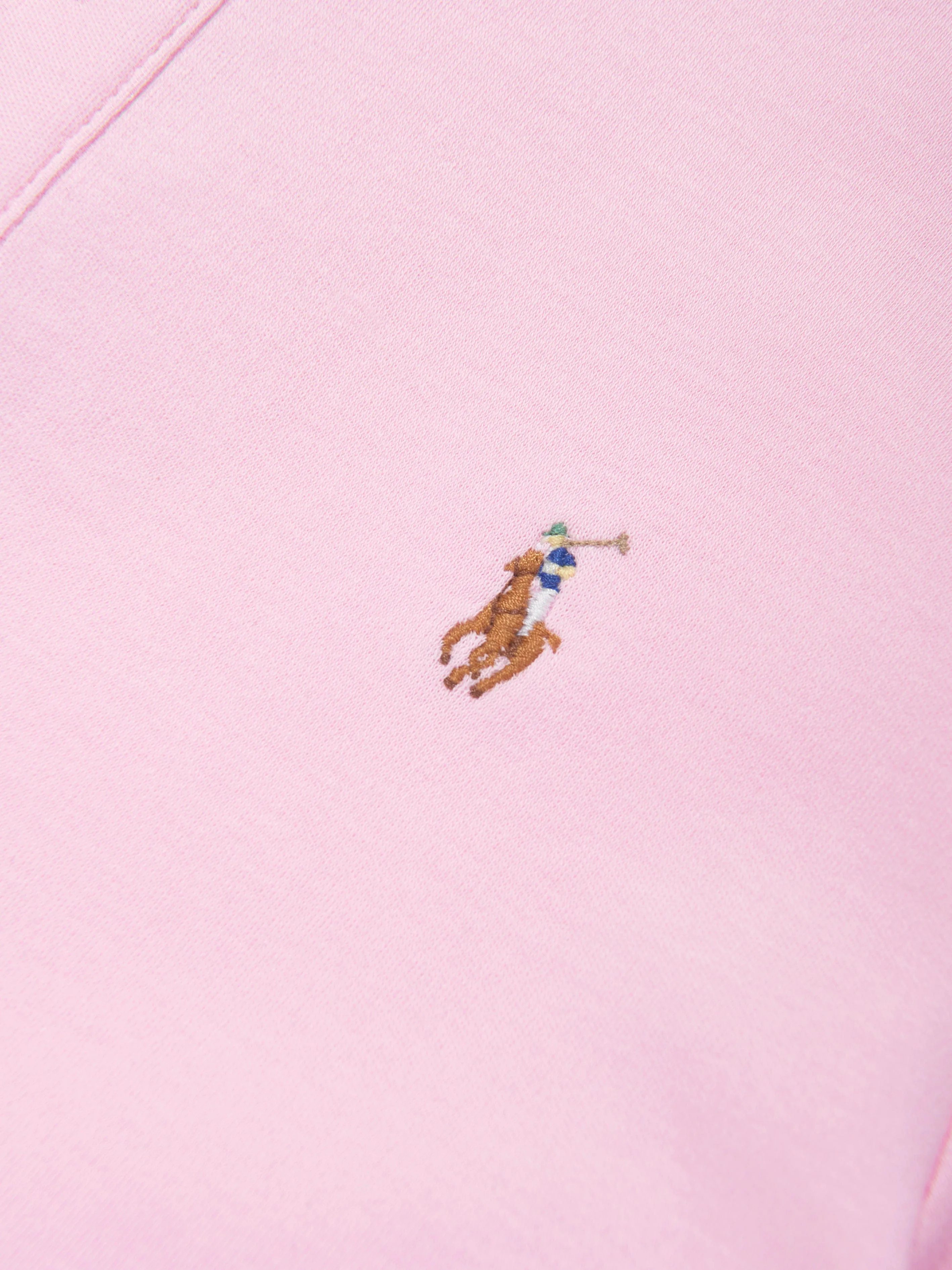 Boys Logo Polo Shirt in Pink