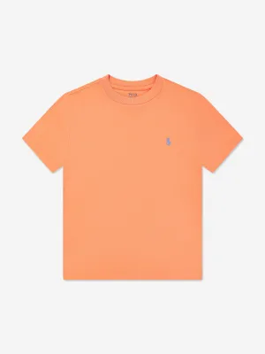 Boys Logo T-Shirt in Orange