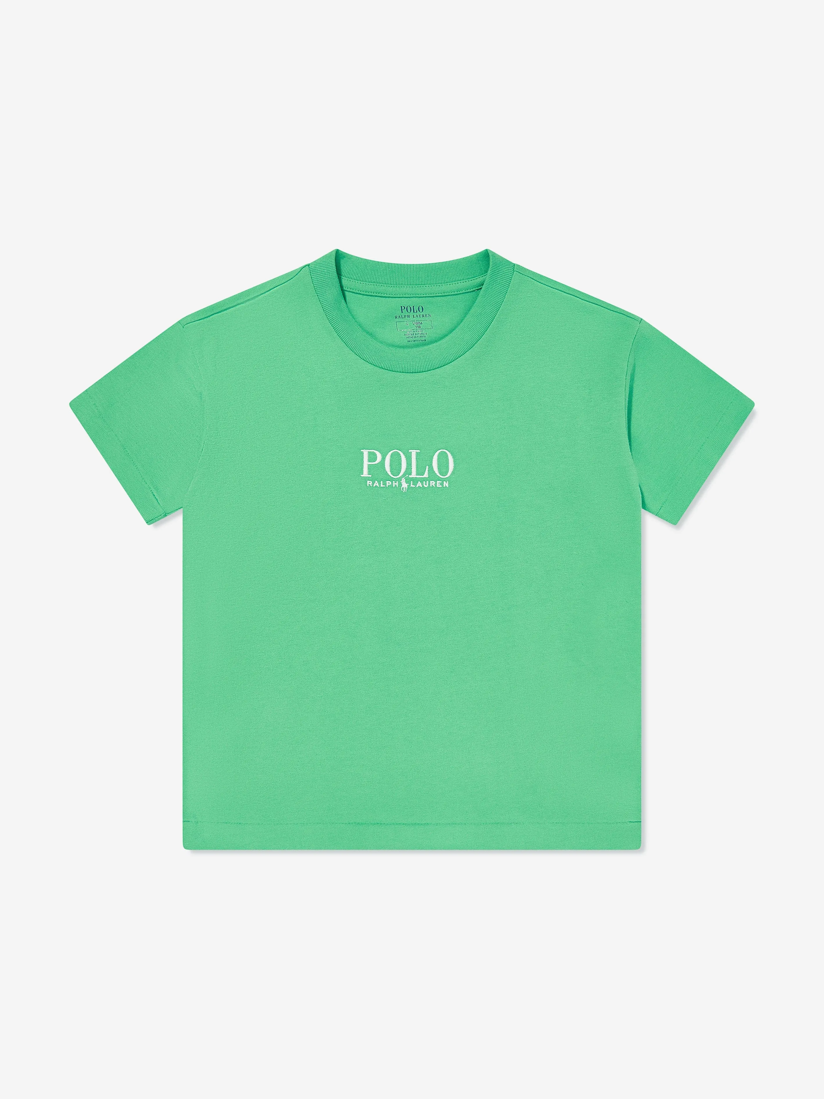 Boys Polo T-Shirt in Green