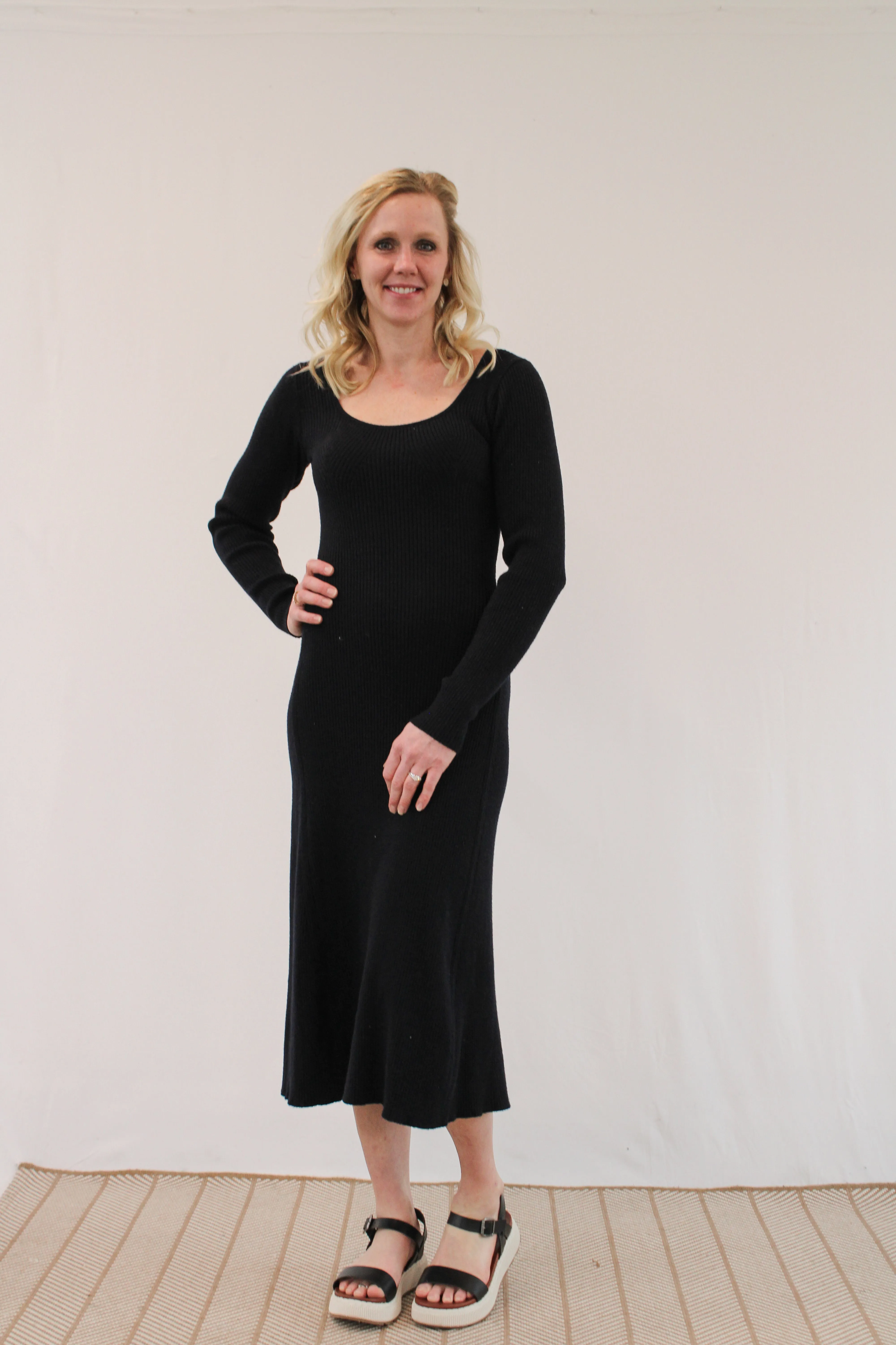 BRYNN SWEATER KNIT MAXI DRESS BY IVY & CO