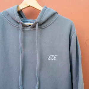 BSE Embroidered Mid Weight Hoodie - Slate Blue