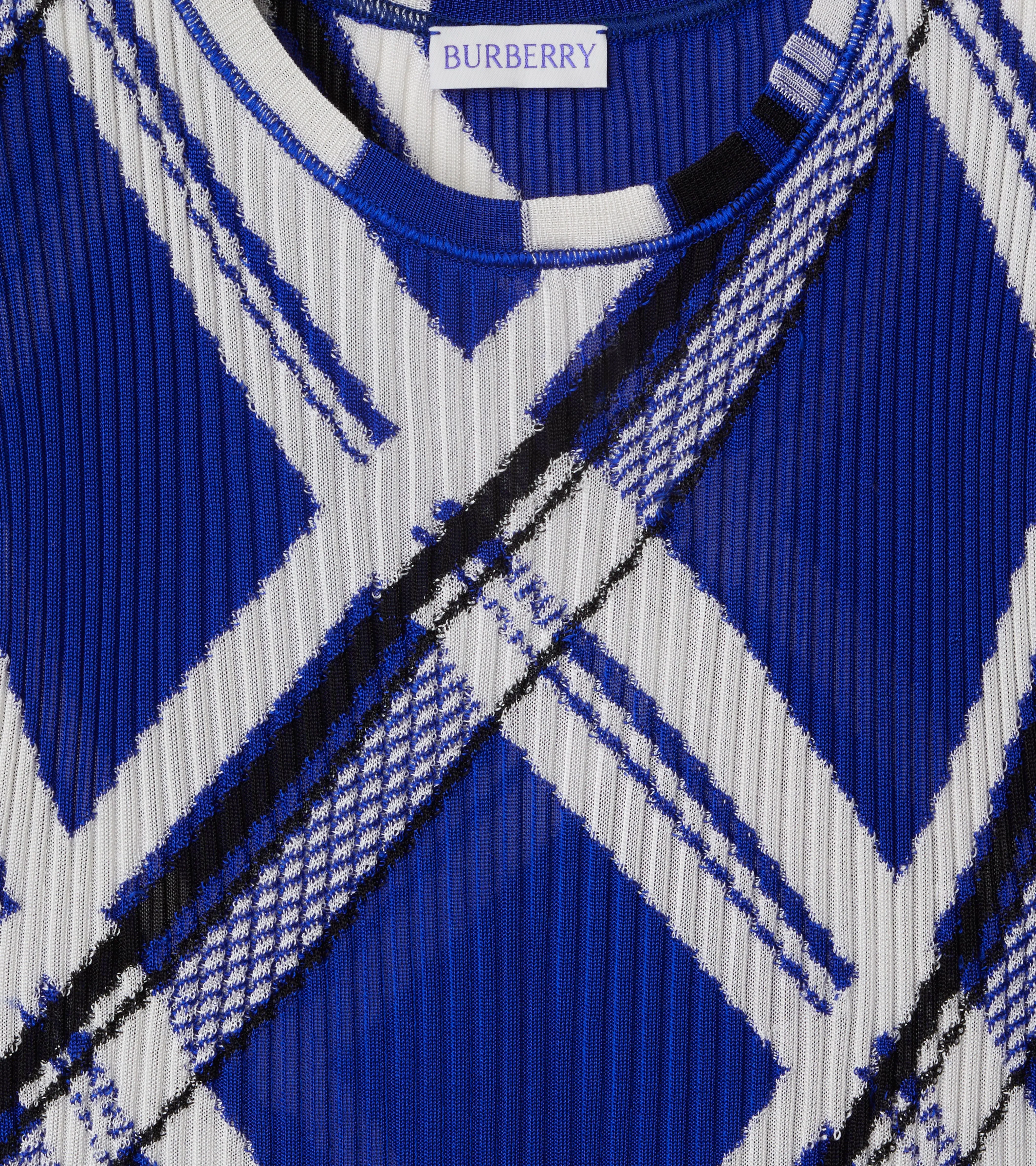 BURBERRY | CHECK SILK VEST