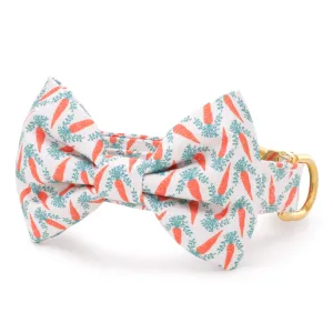 Carrot Patch Bow Tie Collar