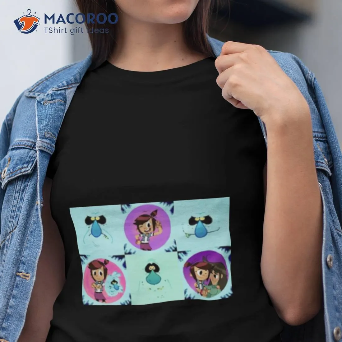 Checkered Pattern The Ghost And Molly Mcgee Shirt