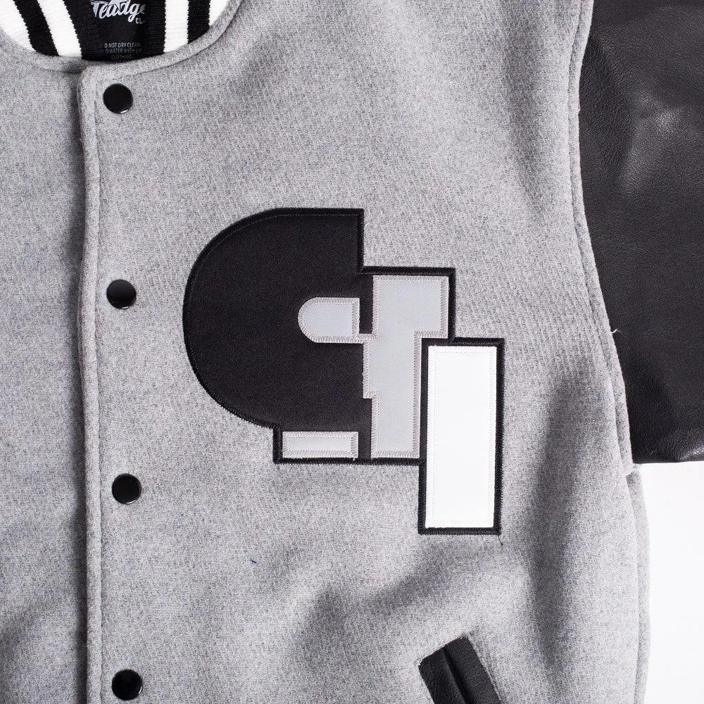 CHICAGO AMERICAN GIANTS NL VARSITY JACKET (GREY)