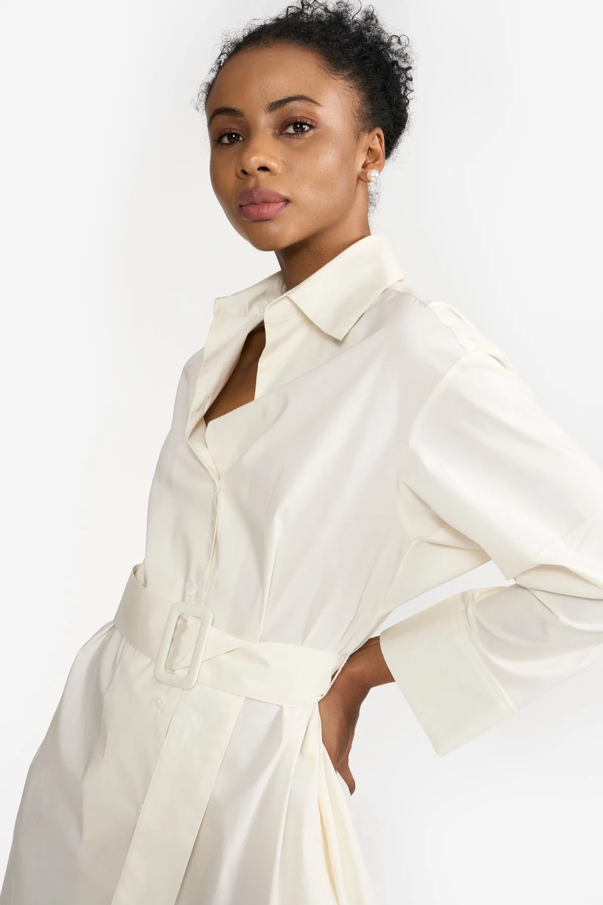 CHLOE OFF-WHITE WOMEN'S DRESS