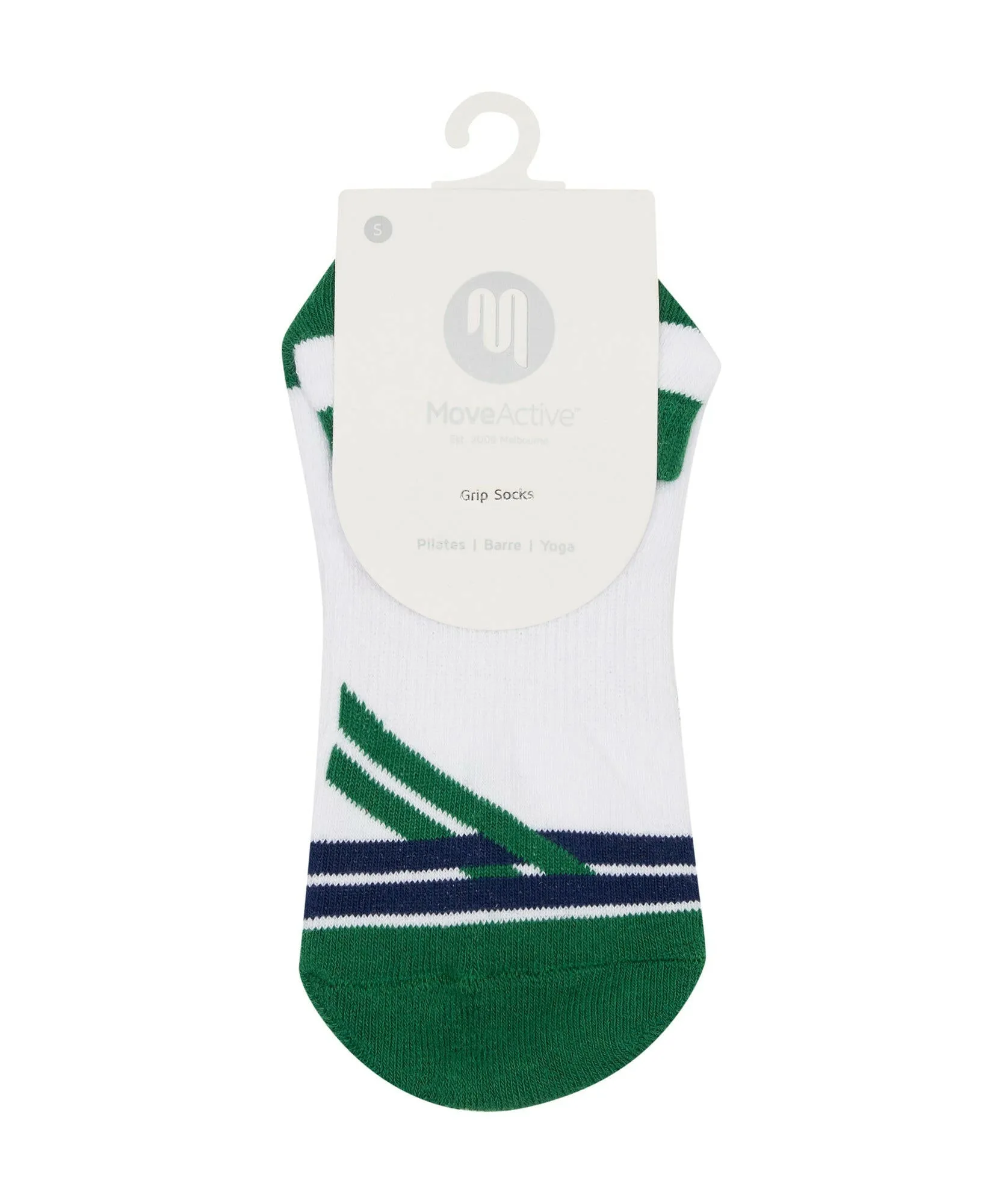 Classic Low Rise Grip Socks - Preppy Volley Ace