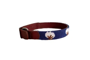 COTTON NEEDELPOINT MINI DOG COLLAR