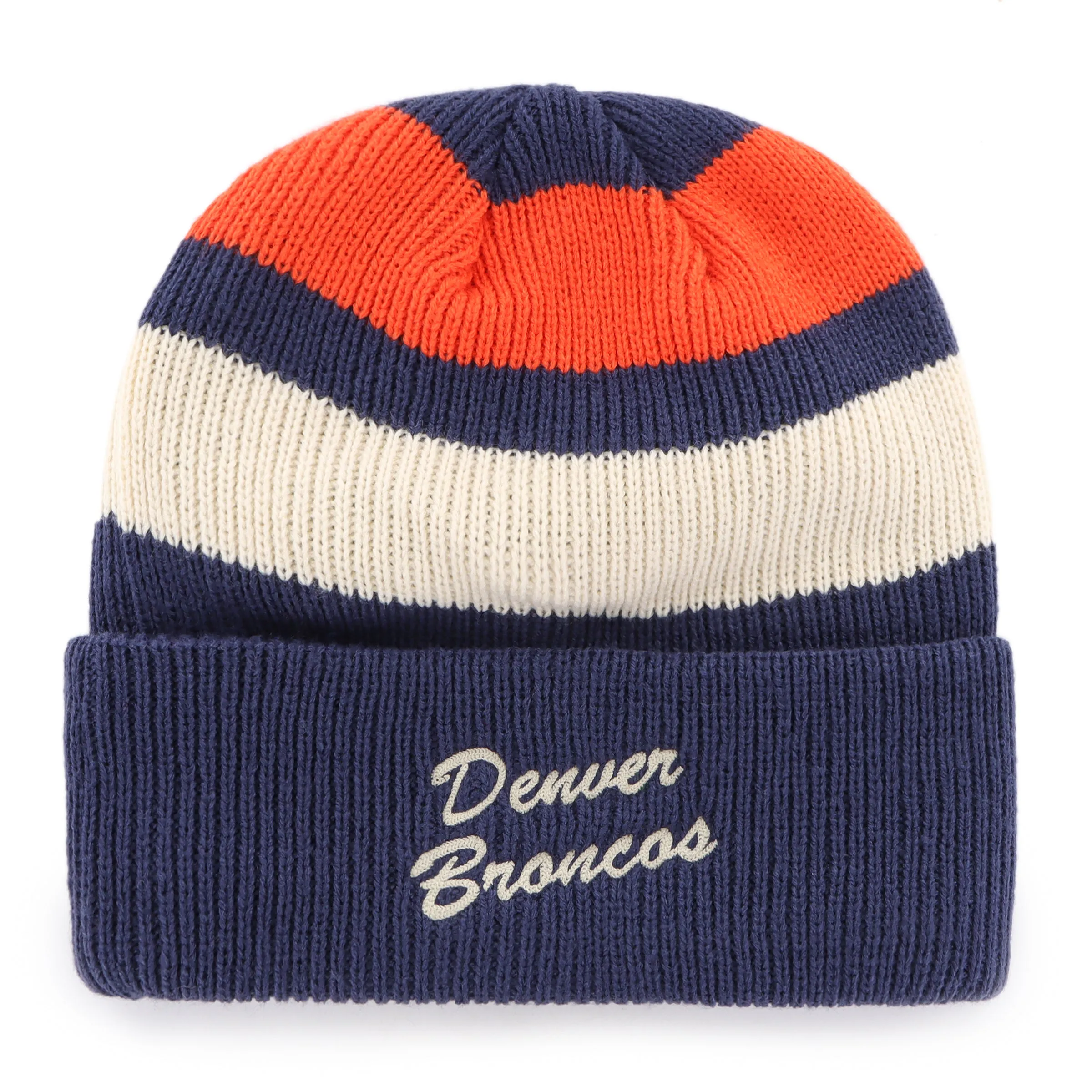 DENVER BRONCOS CLUBHOUSE JENNINGS '47 CUFF KNIT