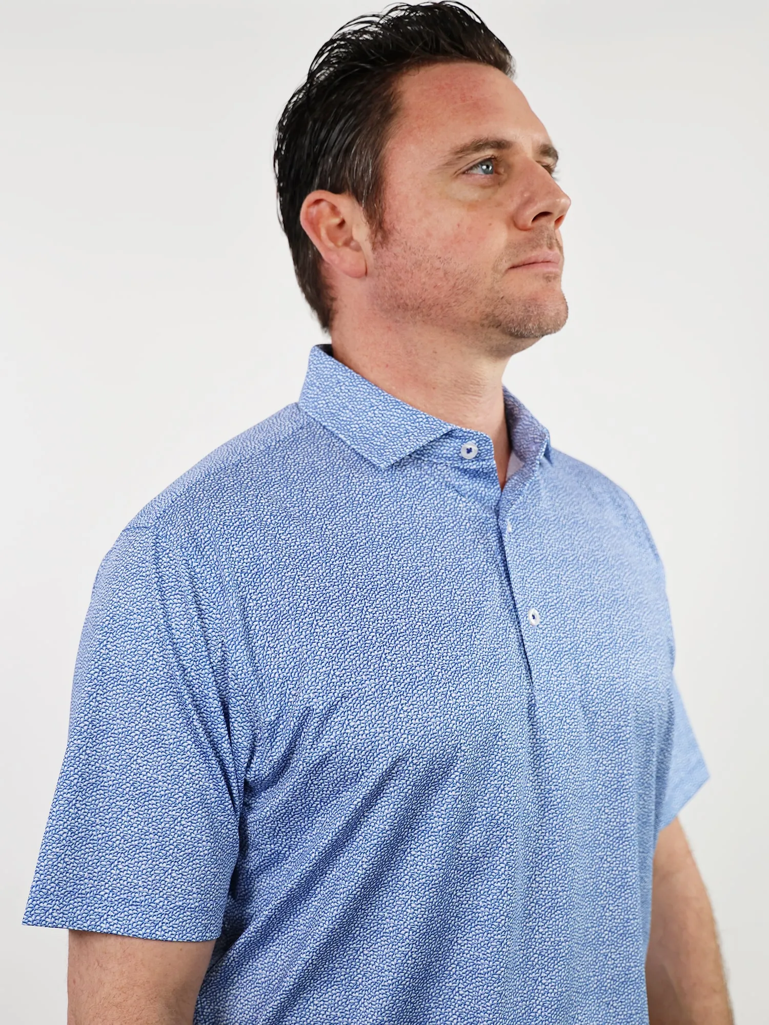 Donald Ross Mens Classic Fit WINCHESTER Polo - JUNIPER