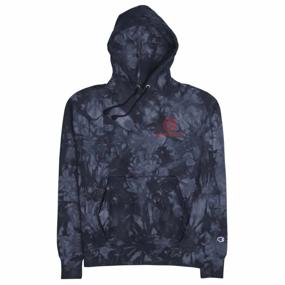 Dynasty Emblem Embroidered Champion Tie-Dye Hoodie