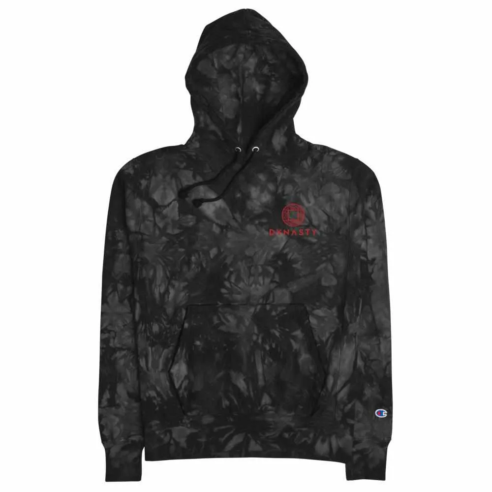 Dynasty Emblem Embroidered Champion Tie-Dye Hoodie
