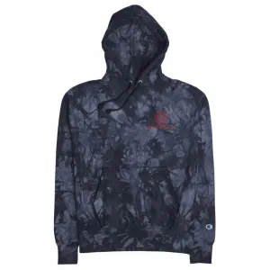 Dynasty Emblem Embroidered Champion Tie-Dye Hoodie