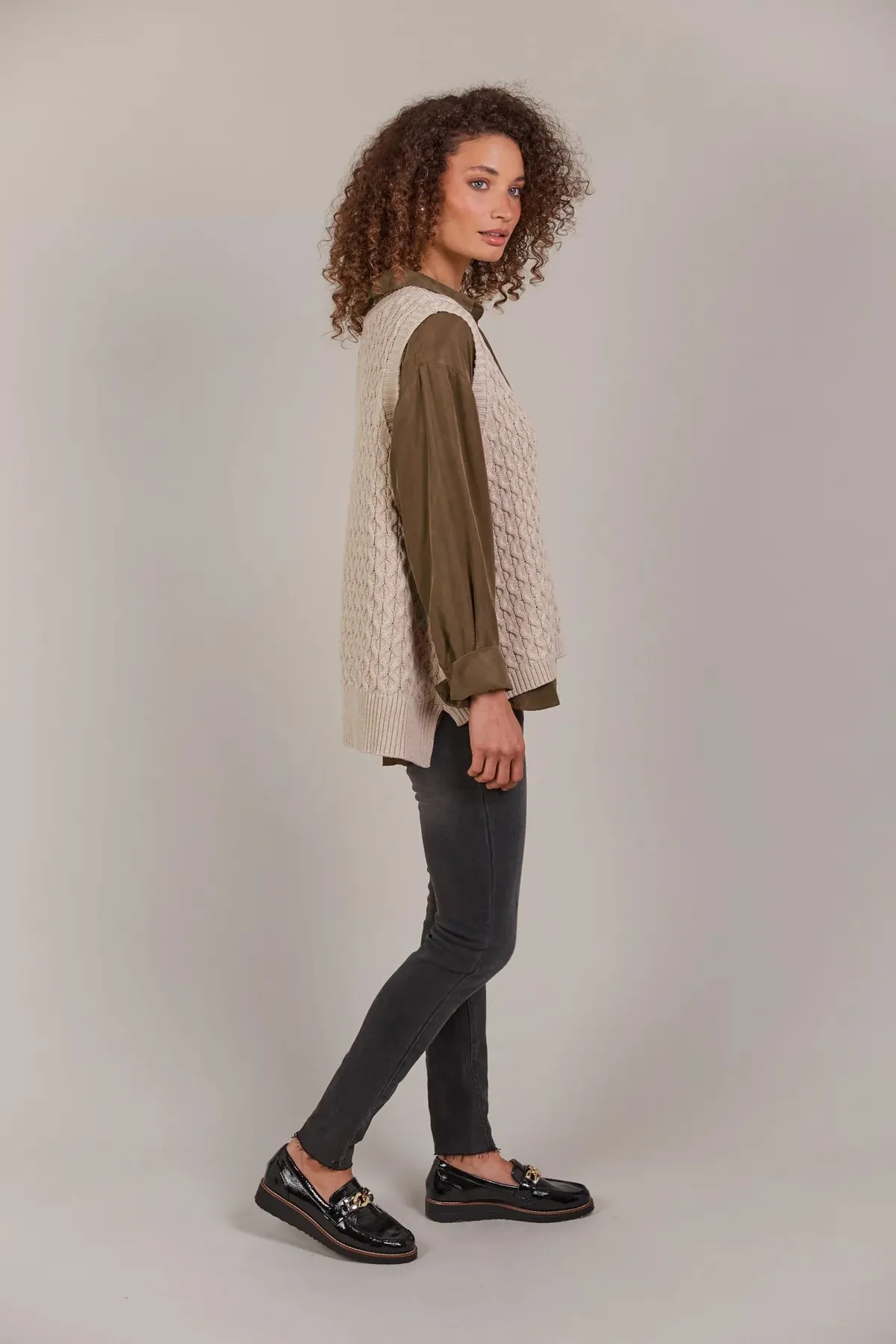 eb&ive Naviva Vest | Oat