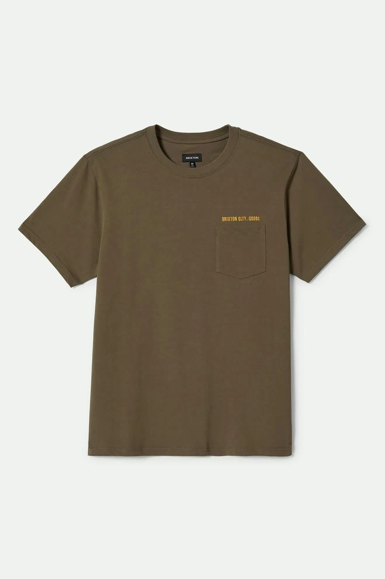 Embroidered Heavyweight Pocket T-Shirt - Ivy Green