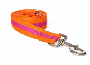 Fabdog Stripe Leash - Pink