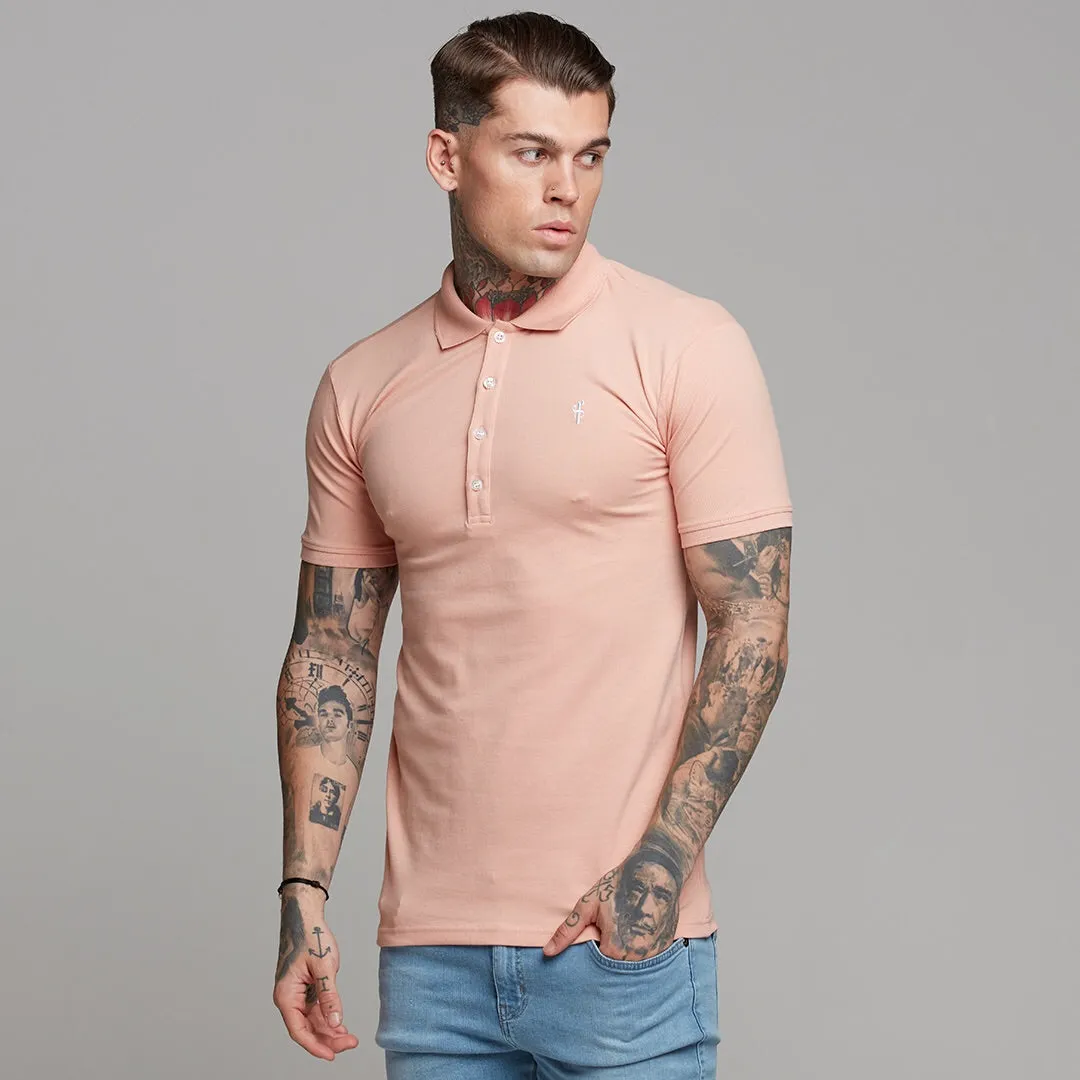 Father Sons Classic Peach Polo Shirt - FSH244
