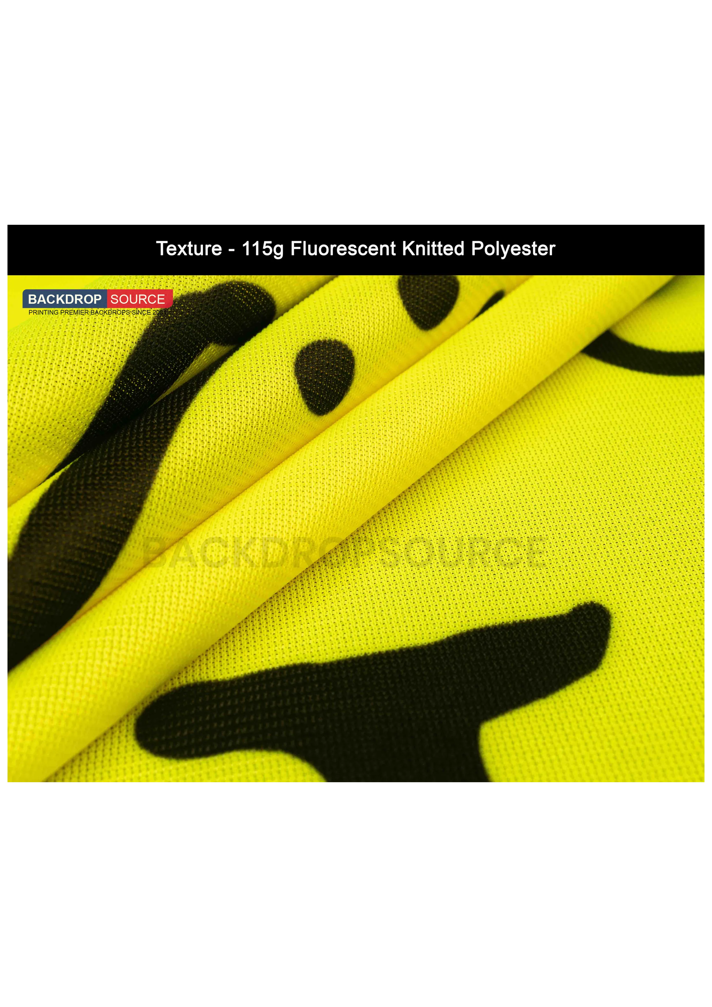Fluorescent Knitted Polyester Fabric Printing