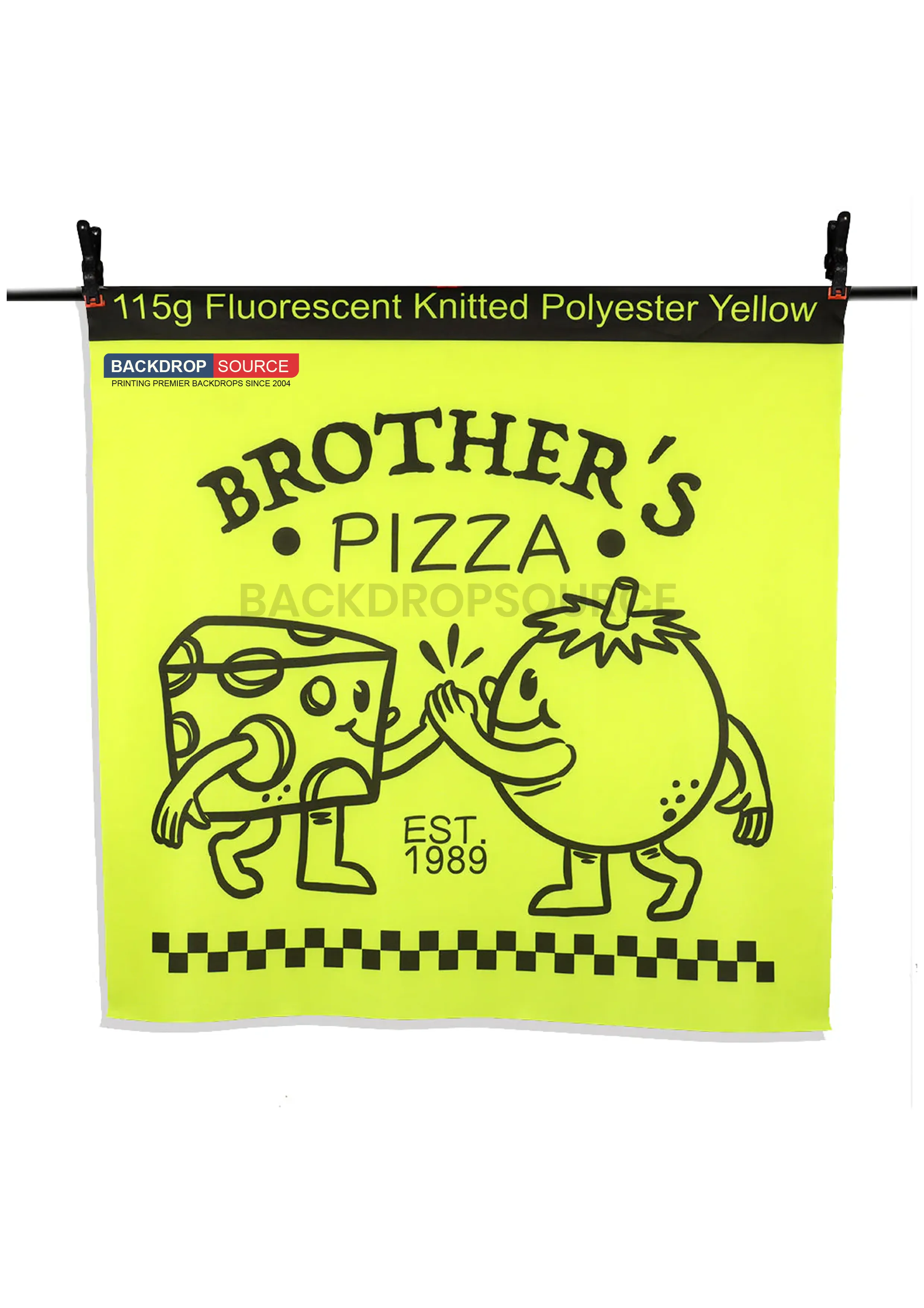 Fluorescent Knitted Polyester Fabric Printing