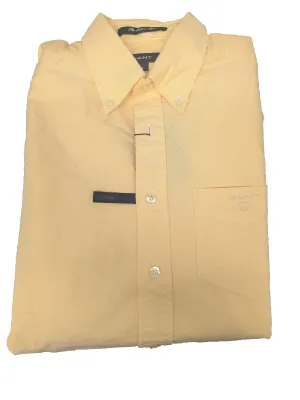 GANT Sunflower Oxford Fitted Button Down Shirt 306002 Size Medium