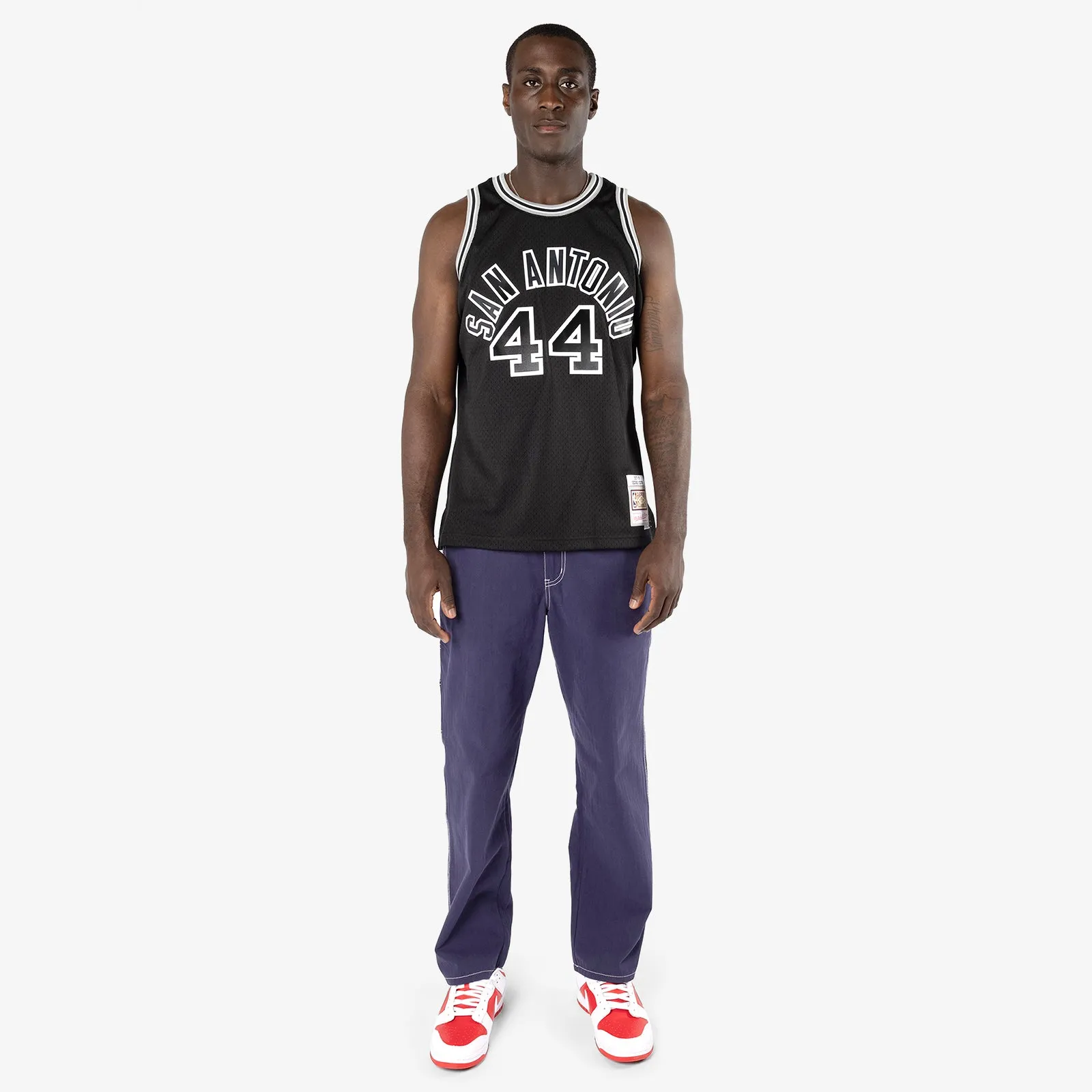 George Gervin San Antonio Spurs 77-78 HWC Swingman Jersey - Black