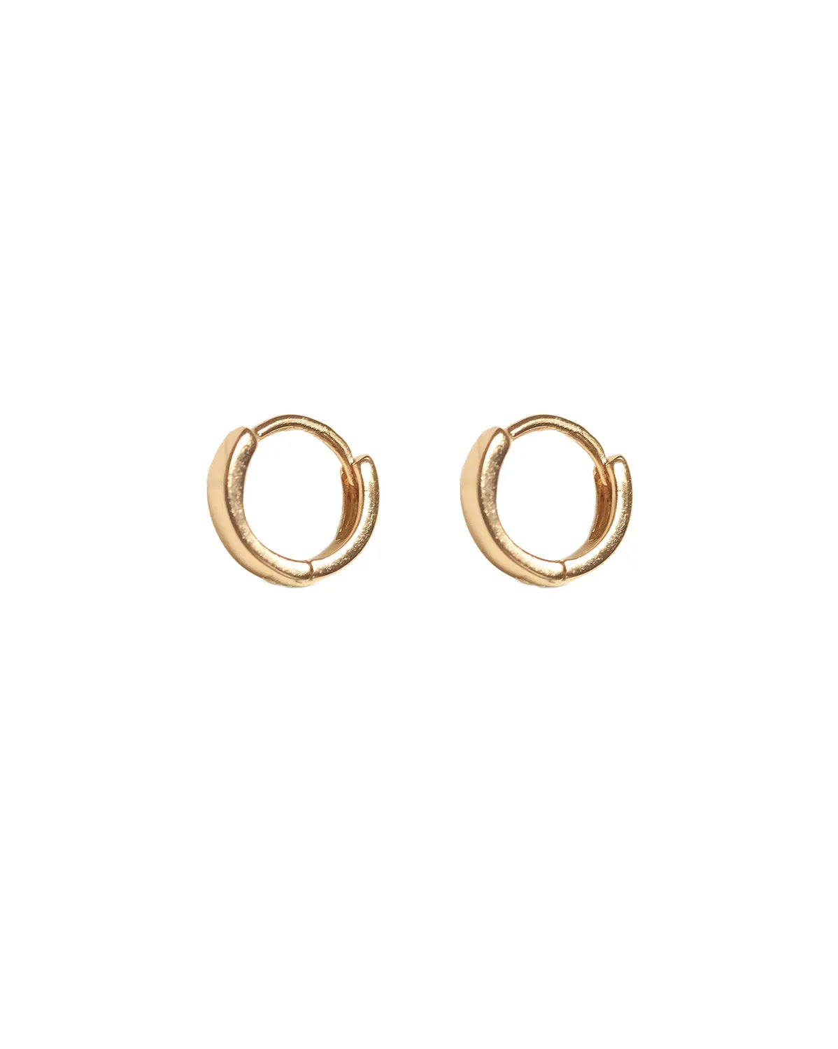 Gold Ivy Huggie Hoops