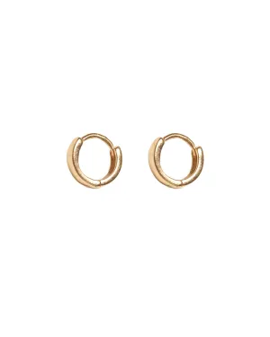 Gold Ivy Huggie Hoops